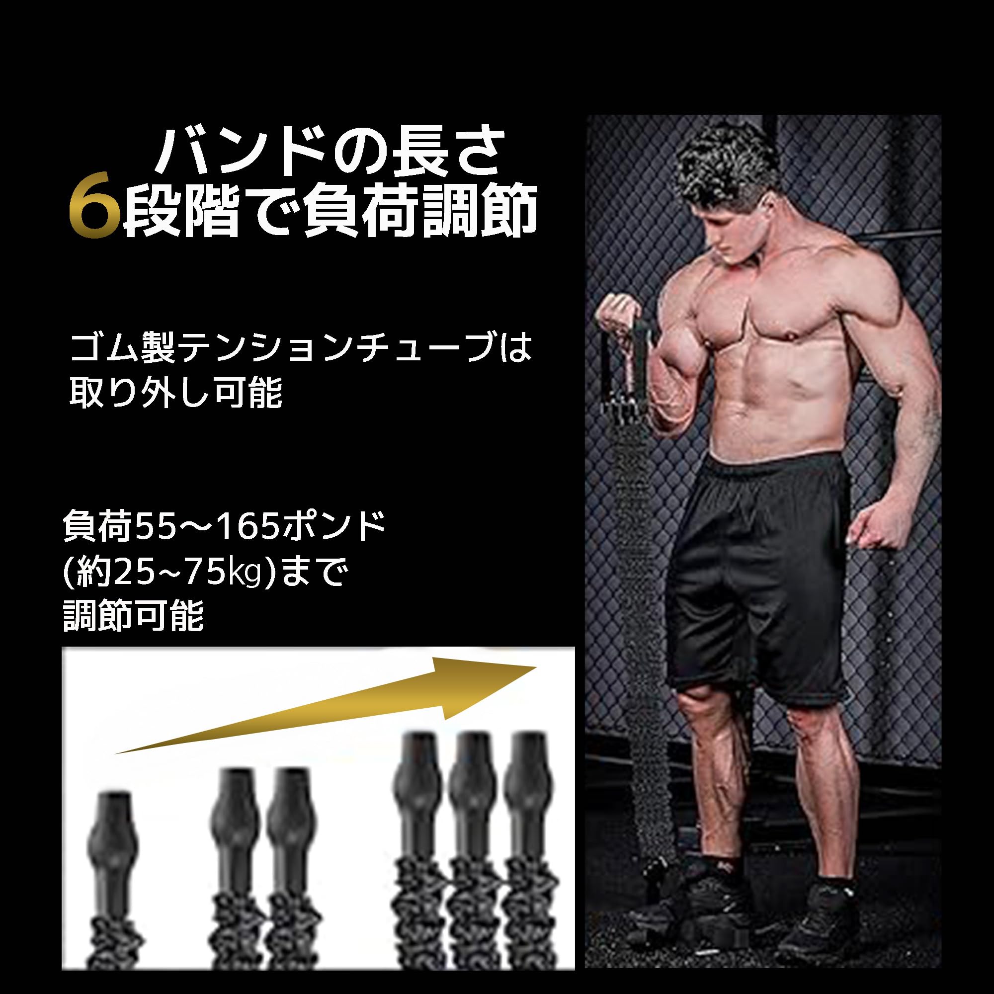 Amazon.co.jp: 【懸垂補助バンド｜3段階負荷調整】初心者向け 自宅